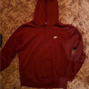Nike Men's Maroon Sportswear Hoodie